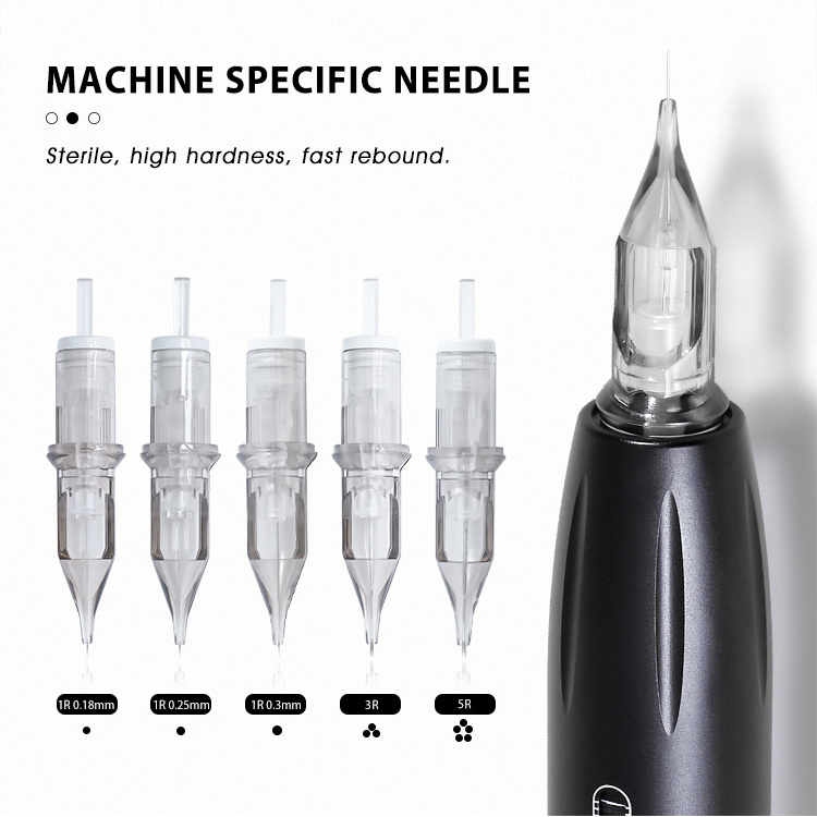 Wenshen Private label tattoo machine cartridge sterlie bugpin needles tattoo needle cartridge