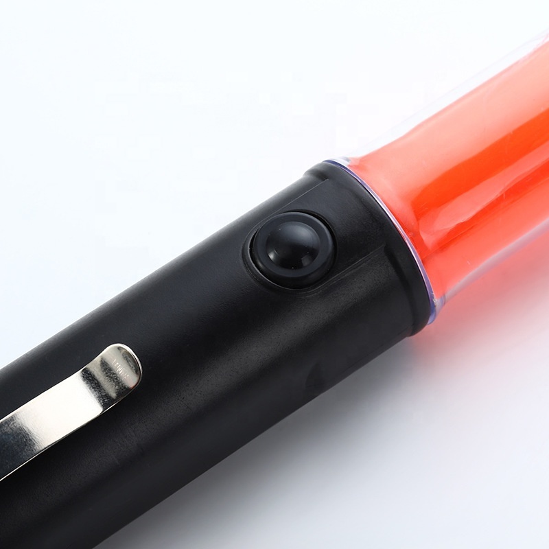 Red Bule Security Baton LED flashing Battery Operated Traffic Baton