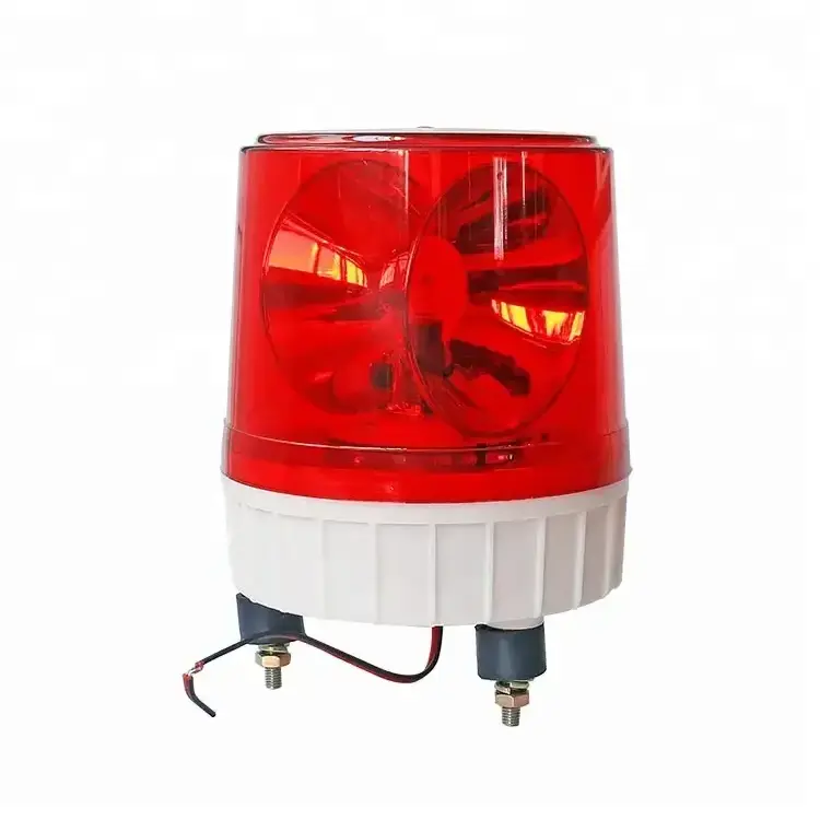 LTD-1181 DC 12V 24V AC 110V 220V Red magnetic revolving warning light