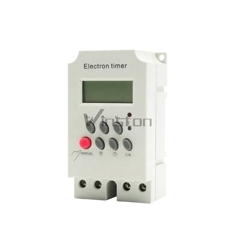 Digital Electronic Smart Din Rail Programmable Power Off Delay Timer Switch 220V