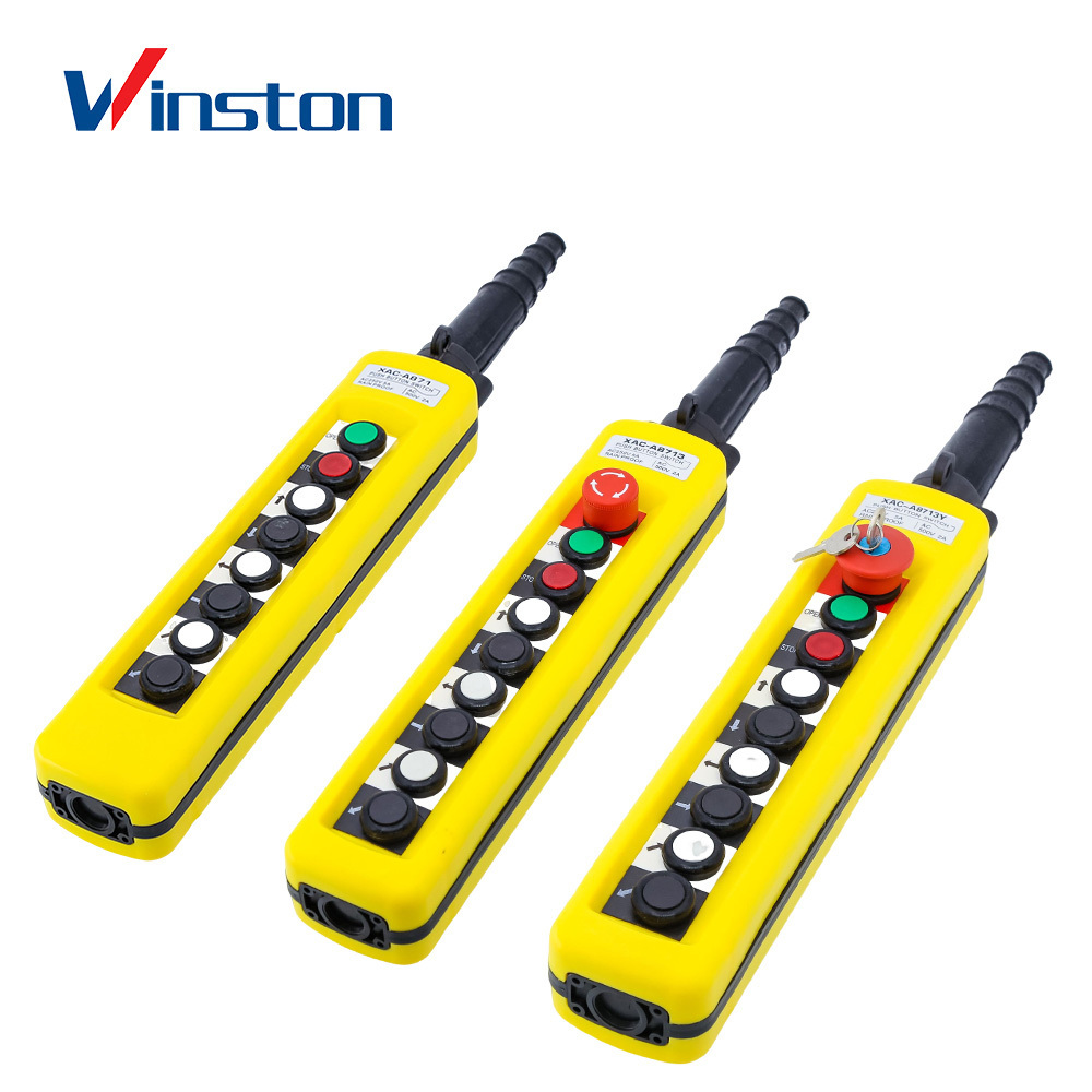 XAC-A8713 8 Button Crane pendant control Push Button Switch