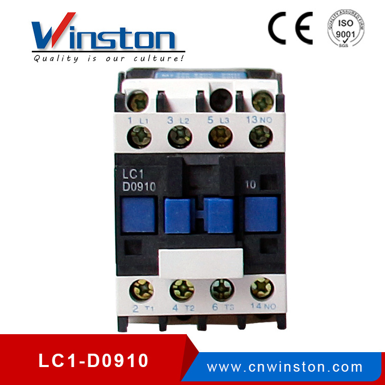 Manufacturer LC1-D0910 9A 220V AC Contactor LC1-D Magnetic Contactor