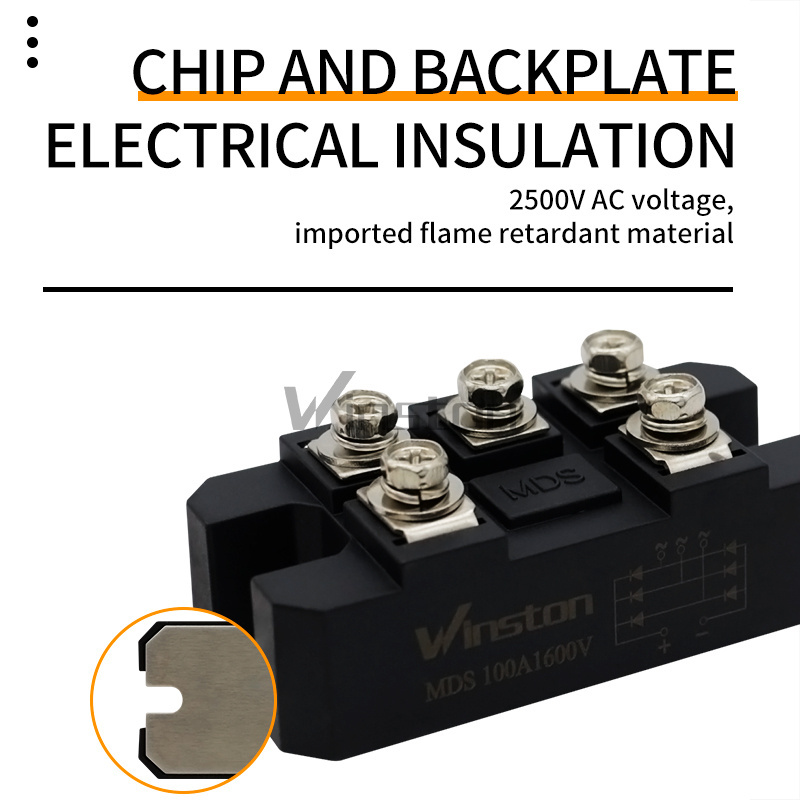 MDS 100A 3 Phase Rectifier Bridge Diode Module