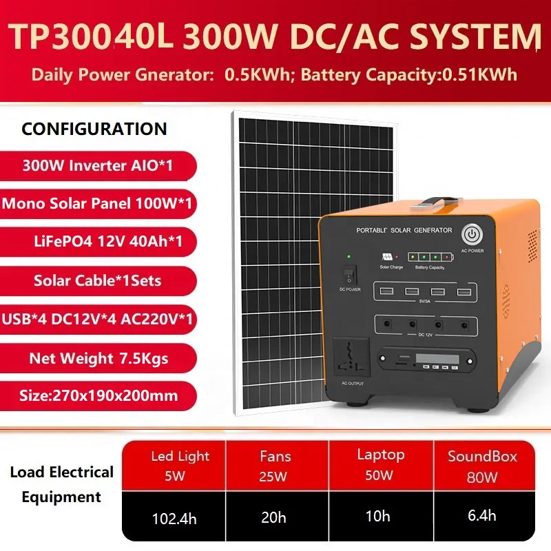 Wholesale Suitcase Portable Generator Cheaper price all in one solar panels system complete set Kit