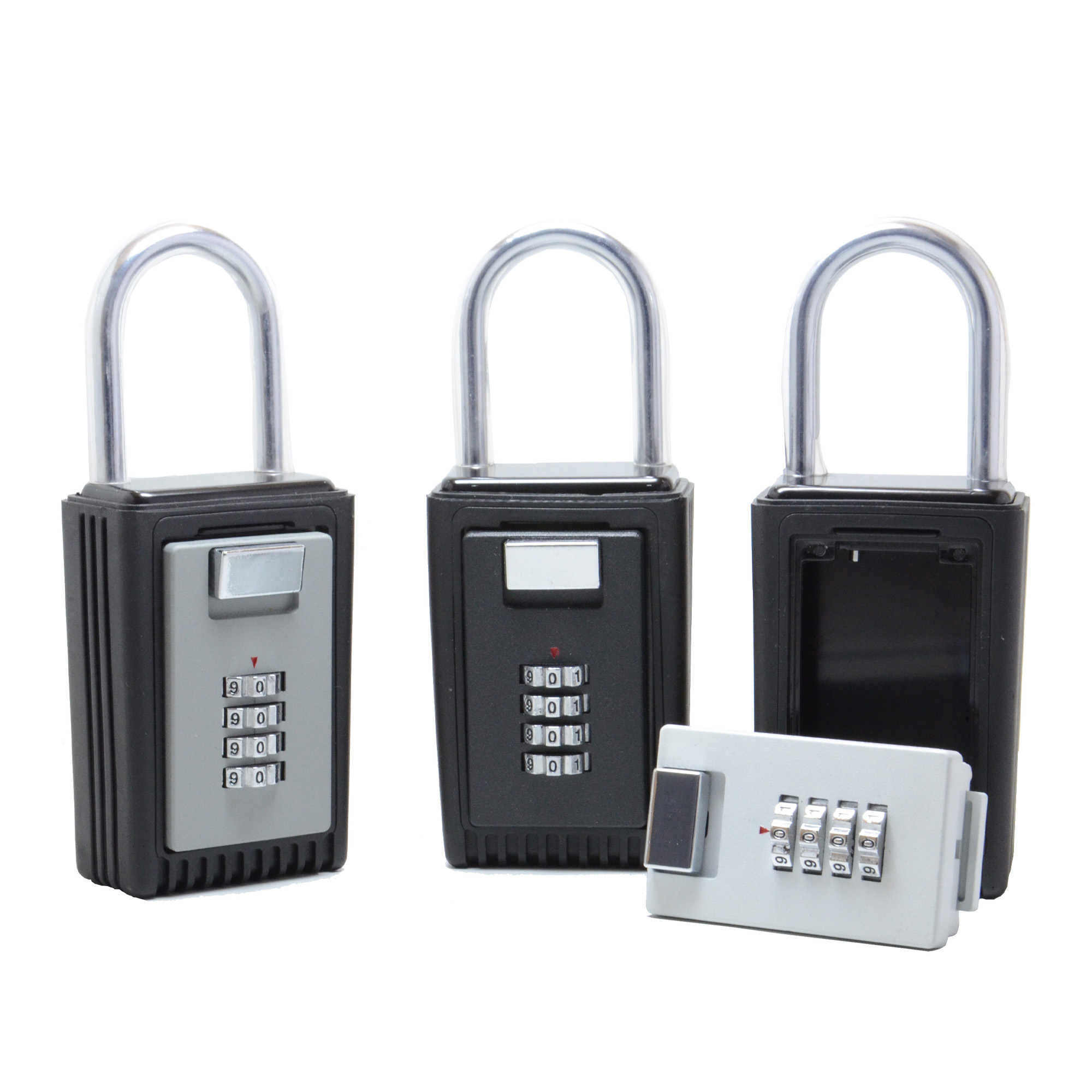 Combination Lock For Box 4 Digital Zinc Alloy Combination Safe Number Lock  Box Rope With Keys, Safe Lock