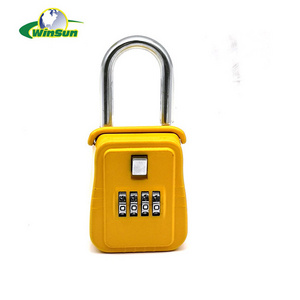 2023 Small Lock Box For The Door Knob Security 4 Digital Combination Key Box Key Lock Box Key Storage Key Box High Quality