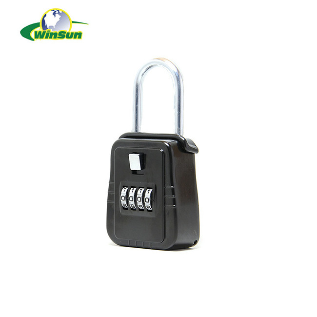 Zinc Alloy 3-Key Lock Box Alpha Key Style Key Safe Door Knob Hanging Afety Keyless Metal Small Combination Padlock