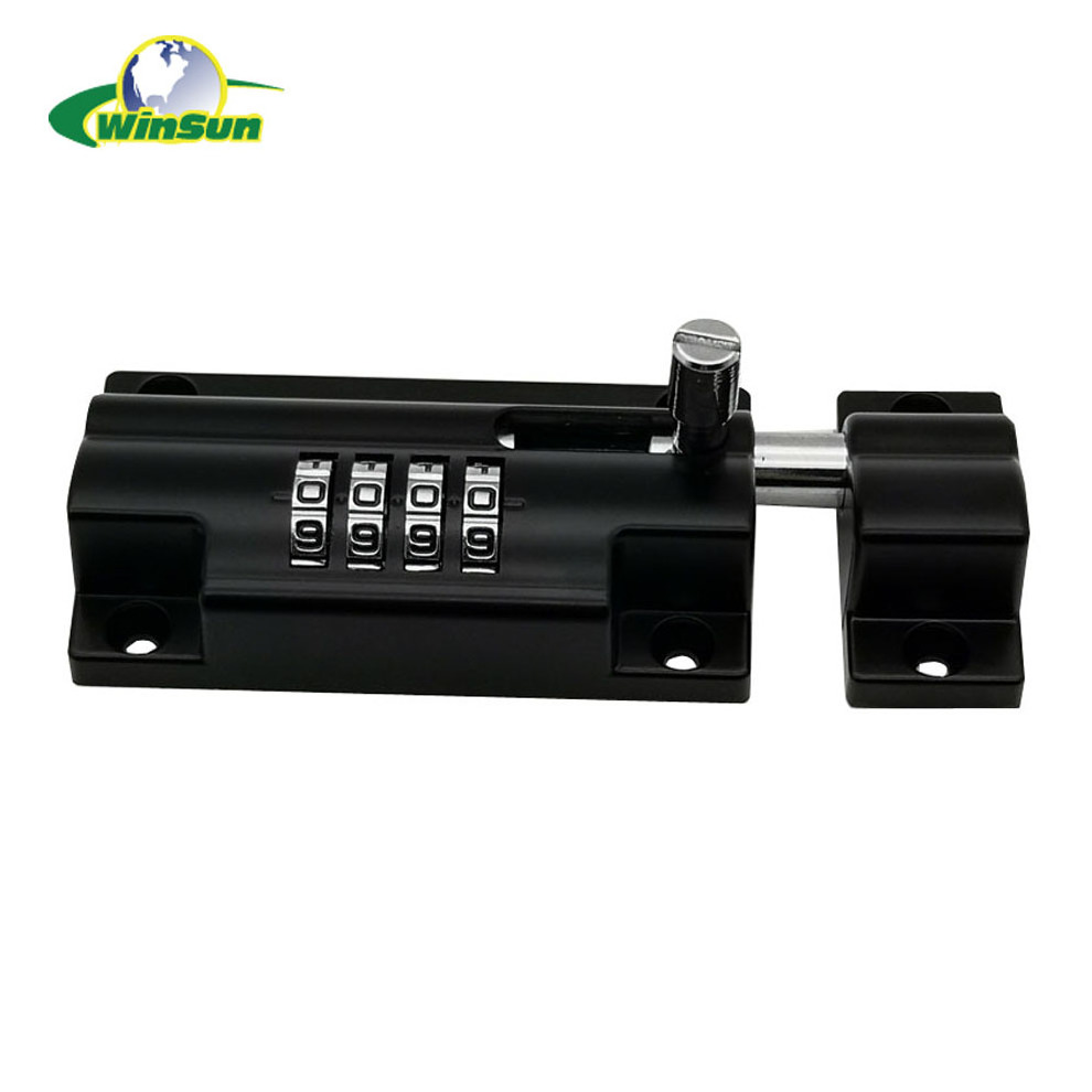 Zinc Alloy Security Door Combination Slide Lock Bolt oem odm custom sliding gate bolt combination gate lock