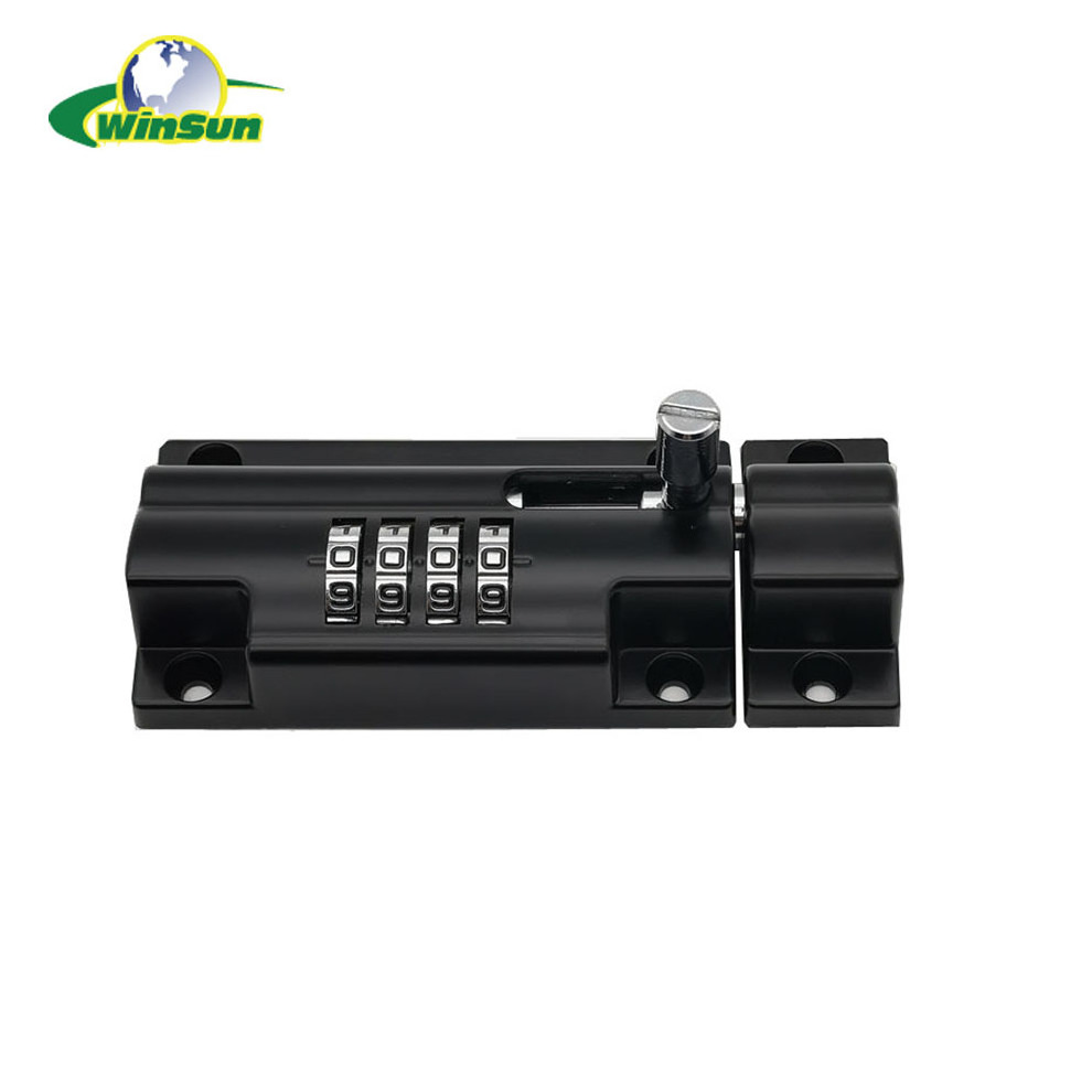 Zinc Alloy Security Door Combination Slide Lock Bolt oem odm custom sliding gate bolt combination gate lock