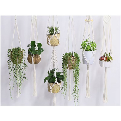 2024 New Boho Macrame Plant Hanger Indoor Plant Hanger Farmhouse Cottage Gifts for Her Him Boho Decor  Plant Hanger