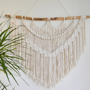 2024 new Macrame Wall Hanging Bohemian Decoration Woven Wall Hanging Macrame Mural Housewarming gift Headboard Boho Wall Decor