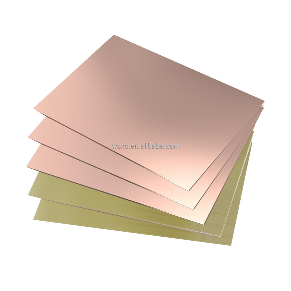 FR4 PCB Single Side Double Side Copper Clad Plate Laminate Sheet FR-4 Board Fiberglass Sheet for PCB