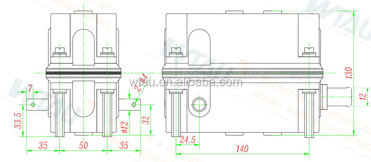 hoist crane limit switch for Tower crane  DXZ 1/960