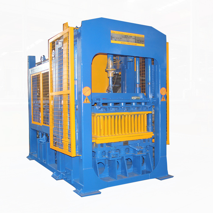 QT8-15 hydraulic compressor cement block brick making machine