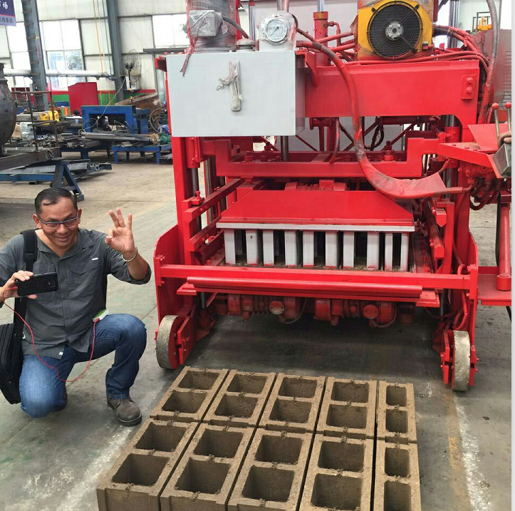 Qmy6-25 block machine cement block machine Mobile Brick Making Machine Concrete Egg Laying Block Maker