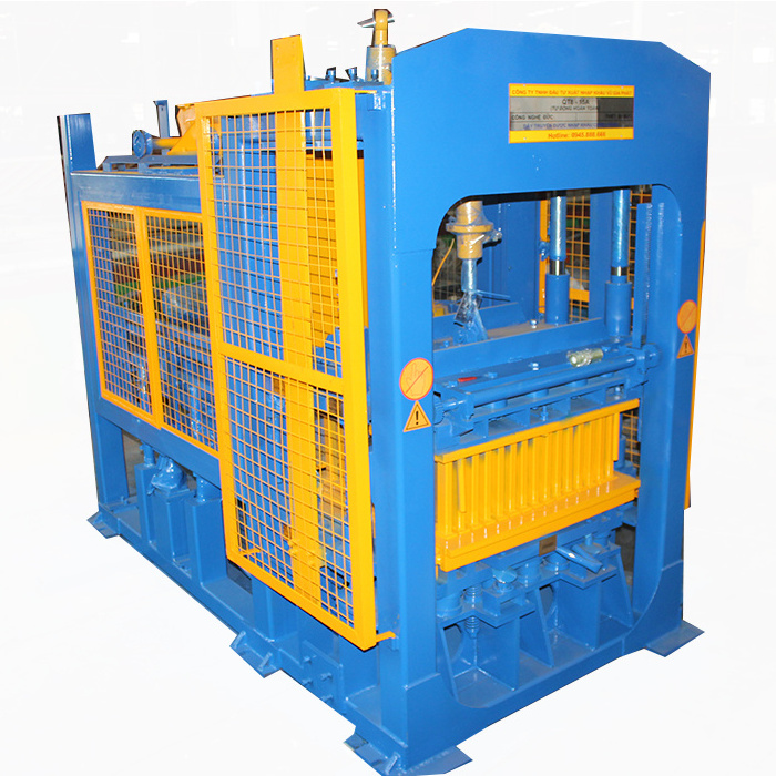 QT8-15 hydraulic compressor cement block brick making machine