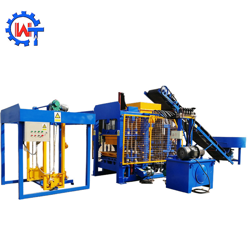 QT4-15S interlocking habiterra concrete hollow block making machines nairobi kenya