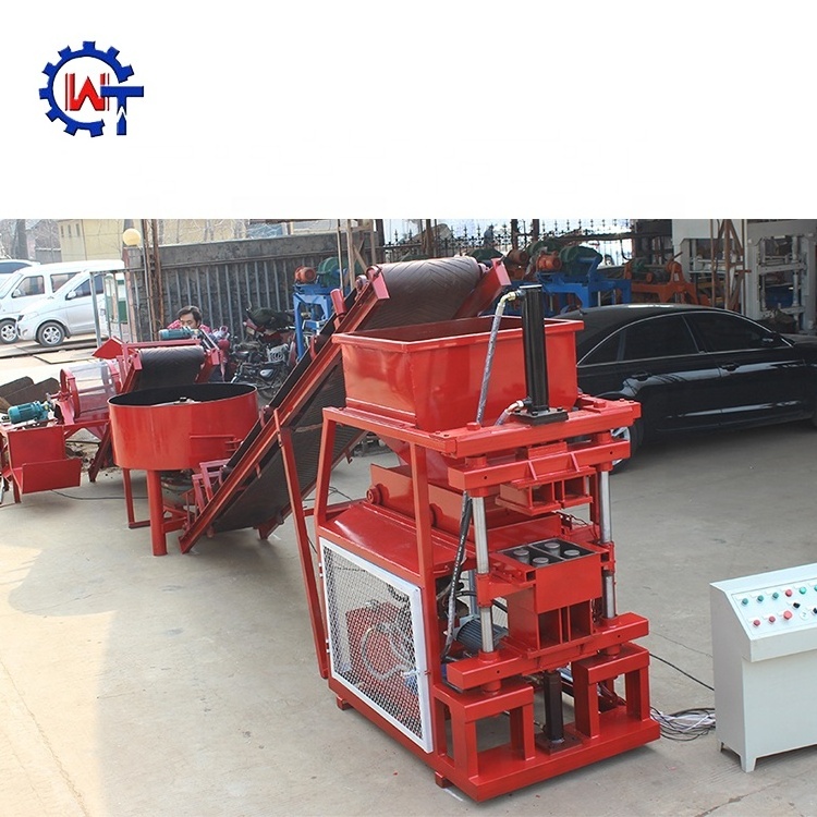 WT2-10 Compressed  Earth Blocks Machines Interlock Brick Clay Hydraulic Presses Ecological Brick Machine