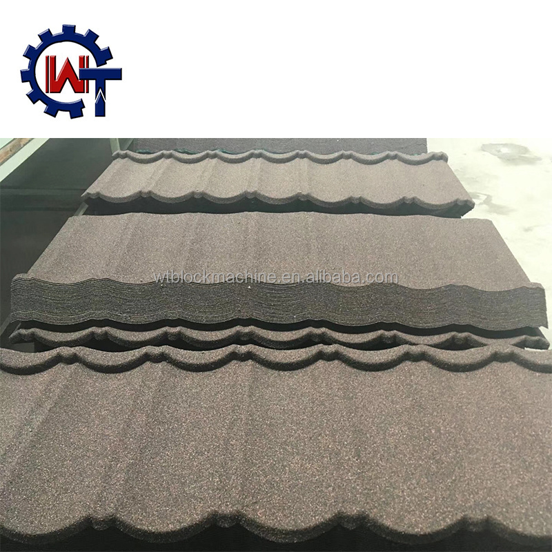 Colorful sand coated metal roof tiles prices color roof philippines