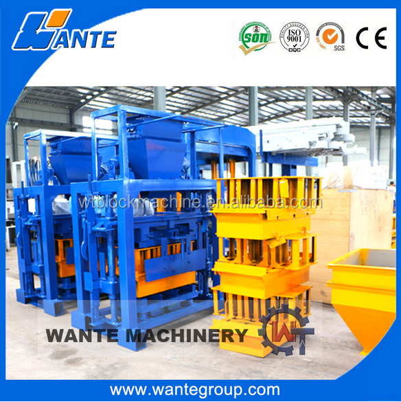 QT40-1 Concrete Block Making Machine Price,maquina Cement Shandong China De Block De Concrete Max.4000r/m 2500kgs Yellow 45KN