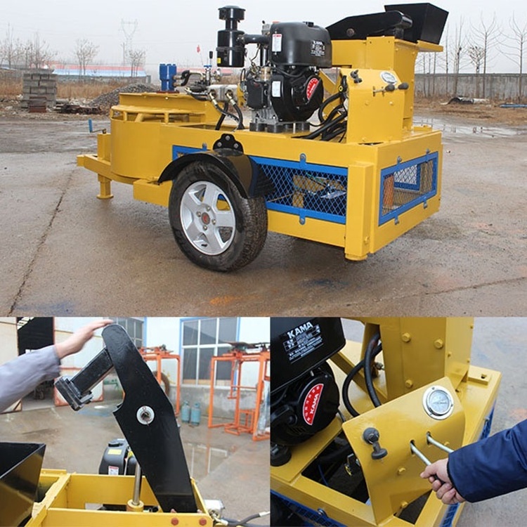 WT1-20M interlocking bricks manufactures block  manual brick diesel machine block machine price