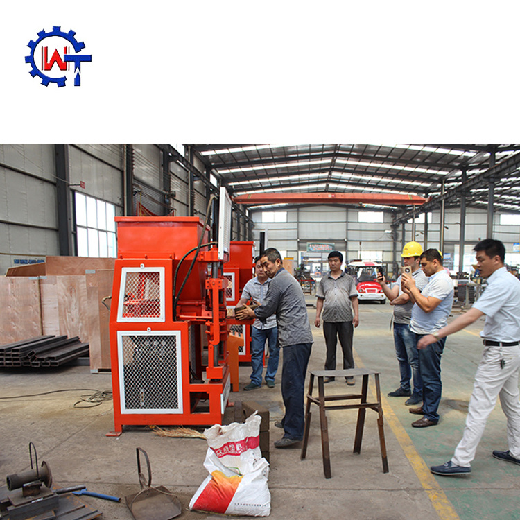 WT2-10 Compressed  Earth Blocks Machines Interlock Brick Clay Hydraulic Presses Ecological Brick Machine