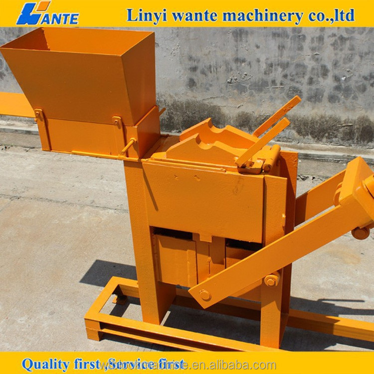 WT1-40 small scale industries machines surpass 2000 manual brick making machine interlock clay brick making machine south africa