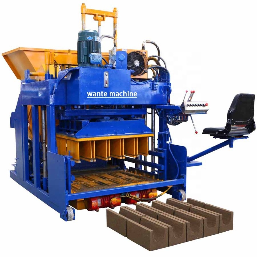 Qmy6-25 block machine cement block machine Mobile Brick Making Machine Concrete Egg Laying Block Maker