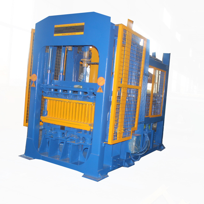 QT8-15 hydraulic compressor cement block brick making machine