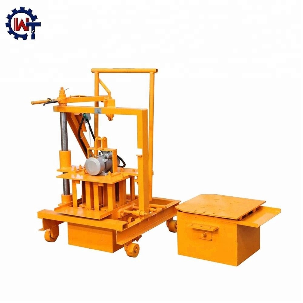 Mobile machine QT40-3C egg laying block  making machine/brick moulding machines prices