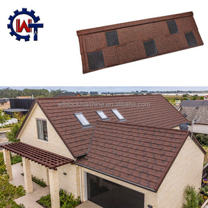 Colorful sand coated metal roof tiles prices color roof philippines