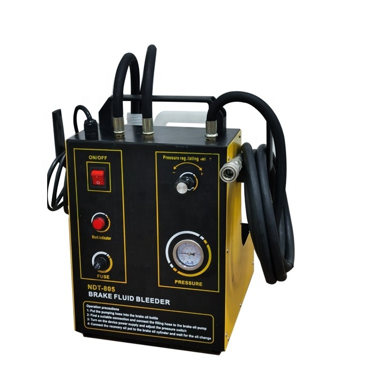 Electric brake fluid bleeder brake oil replacement machine