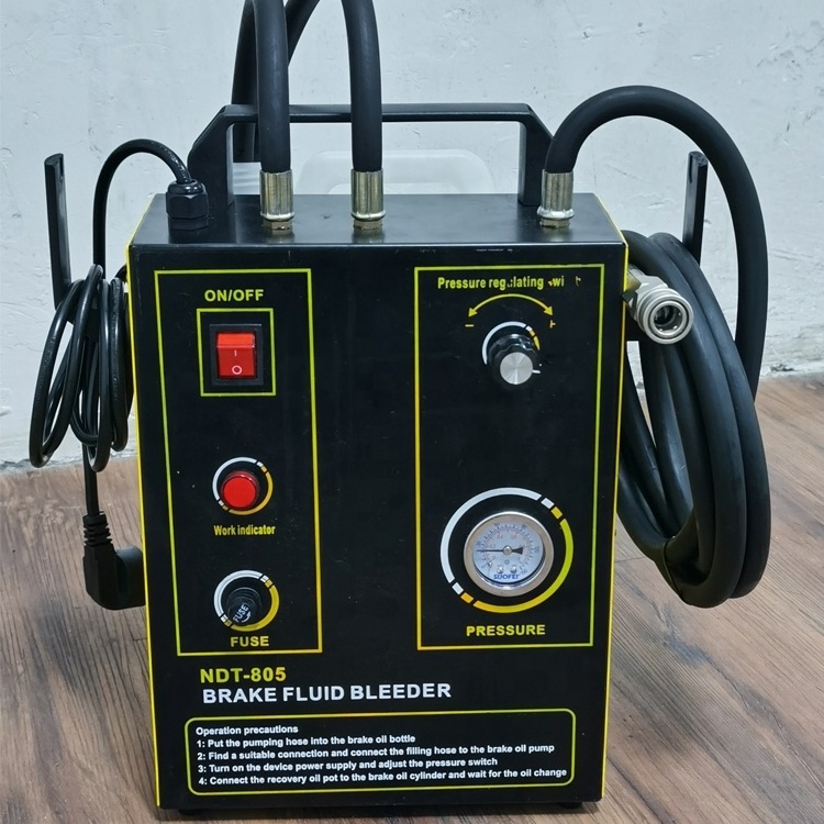 Electric brake fluid bleeder brake oil replacement machine