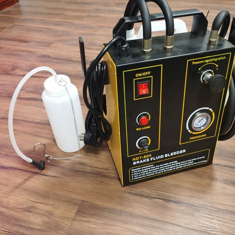 Electric brake fluid bleeder brake oil replacement machine