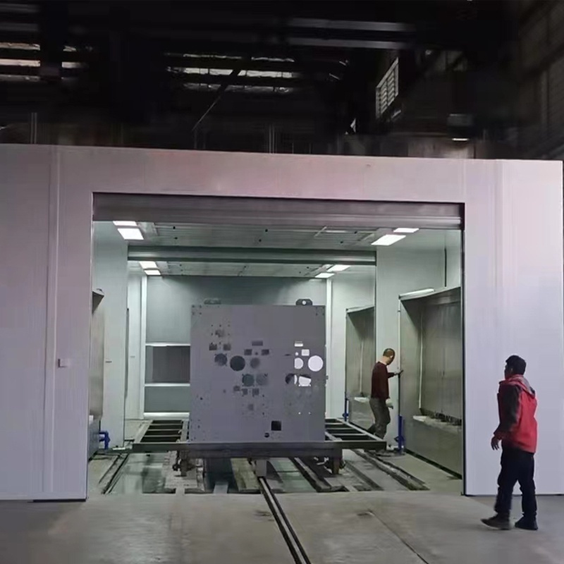 train spray booth big size industrial painting booth