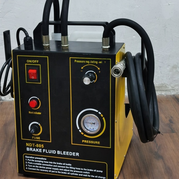 Electric brake fluid bleeder brake oil replacement machine