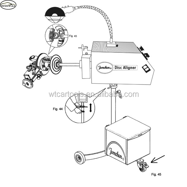 On-car & off-car type Car Brake Disk Lathe brake disc cutting machine