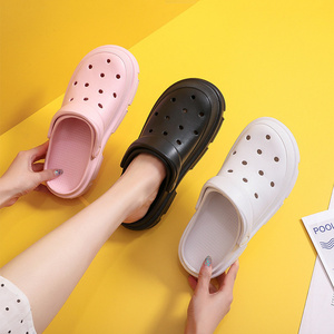 New Design Summer Beach EVA Women Platform Slippers Sandals Classic Garden Mules Clogs Shoes