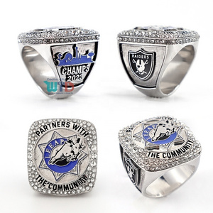 Custom High Quality Basketball Football Baseball Softball Sports championship Rings With Team Logo