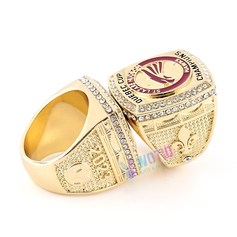 Manufacturer Custom Youth Football Softball Sports Award Custom Logo Championship Rings