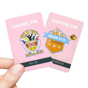 Manufacturer  Custom Logo Enamel Metal Bulk Lapel Pins Glitter Anime Enamel Pins With Backing Card