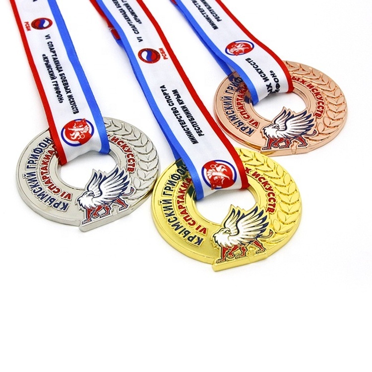 Wholesale Medals Karate Taekwondo Gold Running Cycling Basketball Award Blank Metal Sports Custom Medal