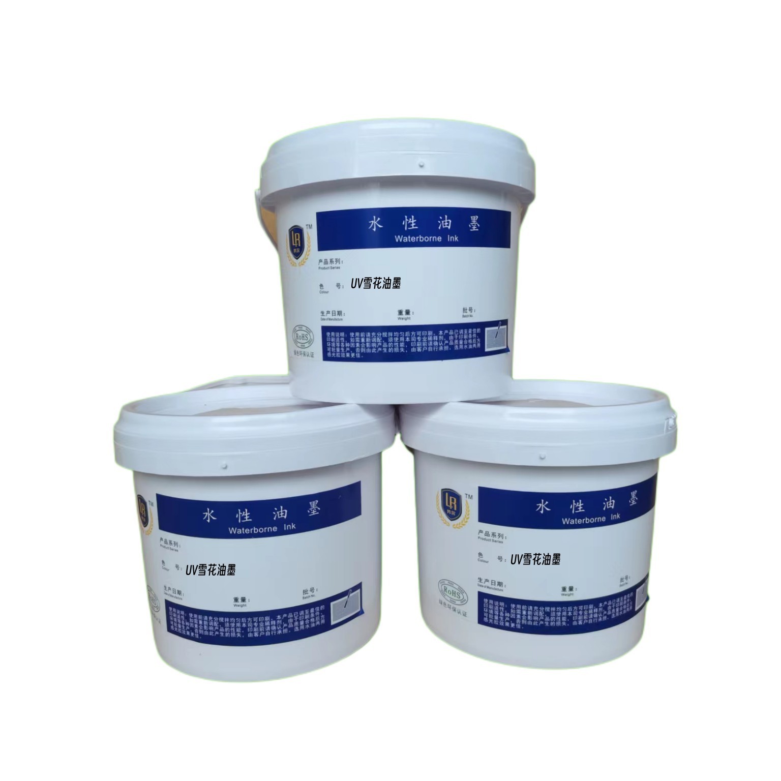 Popular uv snow effect gloss paint  for screen printing