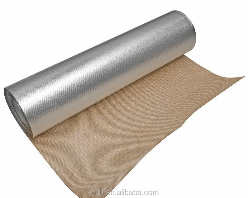 aluminum coated glass fiber aluminum foil backed glass fiber for heat insulation