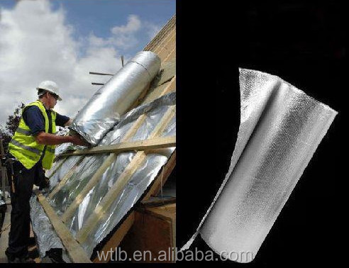 aluminum coated glass fiber aluminum foil backed glass fiber for heat insulation