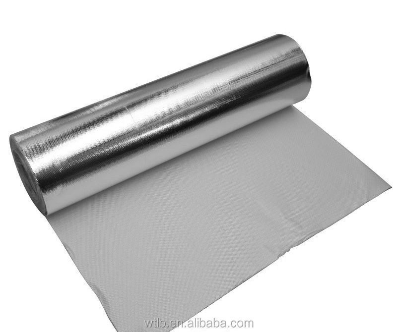 aluminum coated glass fiber aluminum foil backed glass fiber for heat insulation