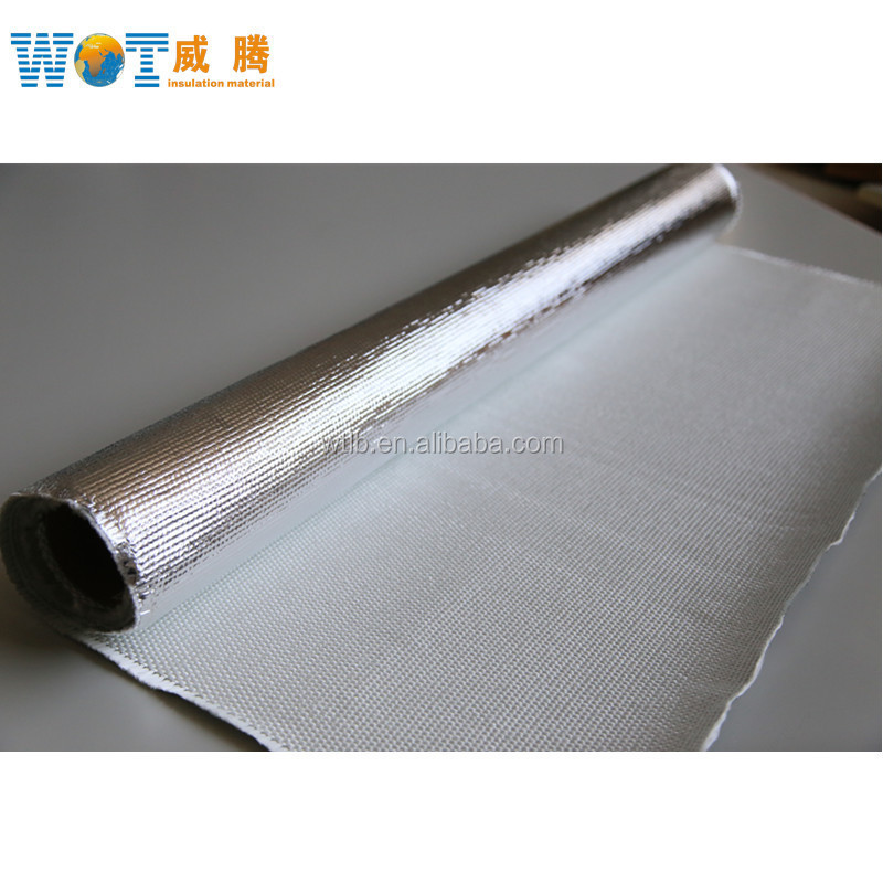 1mm aluminum foil fiberglass cloth for welding thermal insulation