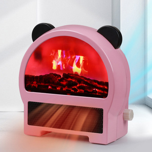 Electric Fireplace Air Warmer Flame Heater Remote Control room portable simulation fire heater