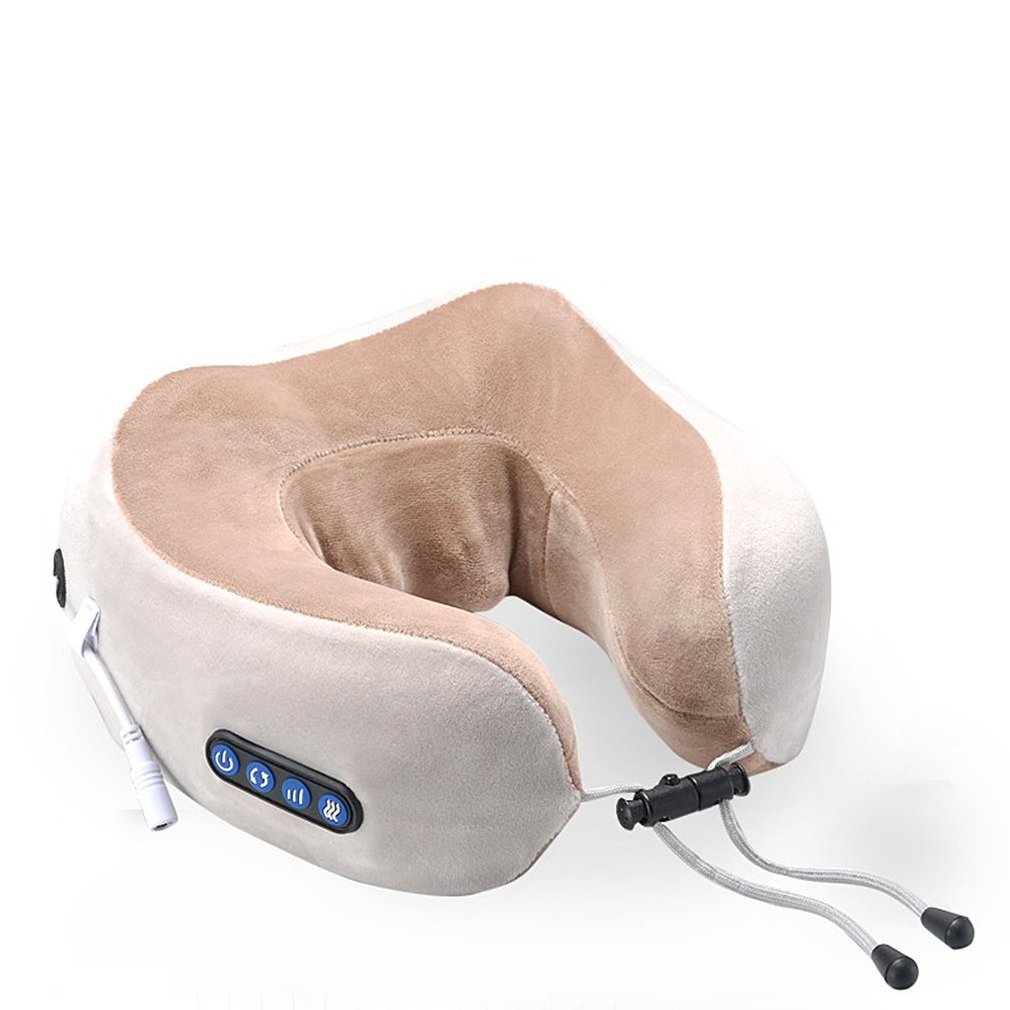 U shape Massage Pillow Vibrator Electric Shoulder Back Heating Kneading Infrared therapy pillow shiatsu Neck Massager