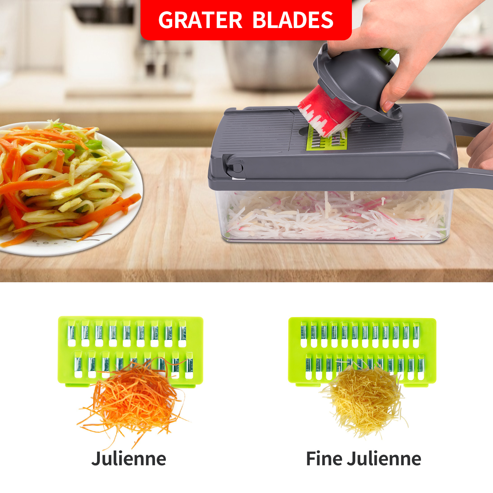 12 in 1 Multifunctionalvegetable food cutter vegetable shredders vegetable slicer kitchen accessories vegetable chopper